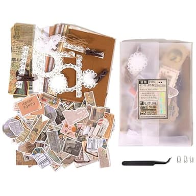 Kit de fournitures de scrapbooking, kits de scrapbooking pour adultes - Calendrier décoratif plante phases lunaires autocollants | Autocollant bronzant pour scrapbooking, plan