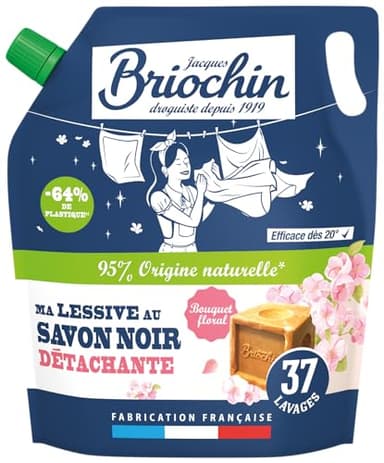 Jacques Briochin Recharge Ma lessive au savon noir - Détachante 1,7L