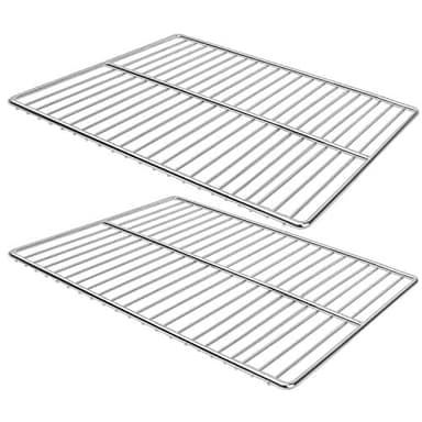 LANEJOY Grille de barbecue, filet de remplacement pour barbecue en acier inoxydable, grille de cuisson multifonctionnelle pour barbecue, 2 packs (30*40cm)