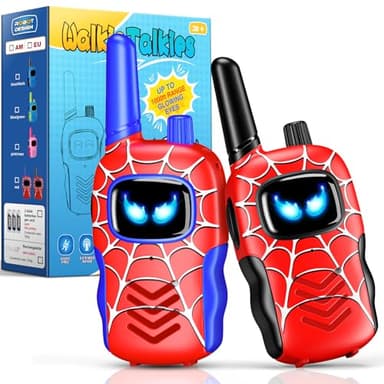 Toyokid Talkie Walkie Enfants, Jouet Garcon 3 4 5 6 7 8 9 10 Ans Toki Walki Cadeau Garcon Fille 3-12 Ans Jeu Enfant 3-12 Ans Idée Cadeau Anniversaire Garçon Radio Enfant