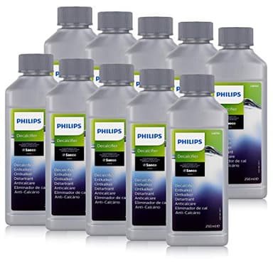 Lot de 10 détartrants Saeco (250 ml).