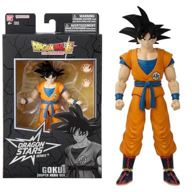 BANDAI - Dragon Ball Super Super Hero - Figurine Dragon Star 17 cm - Goku - Licence Officielle Dragon Ball - Figurine articulée Goku - Jouet Enfant 4 Ans et + - 40720