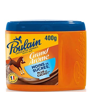 Poulain Chocolat Grand Arôme Moins de Sucre 400 g
