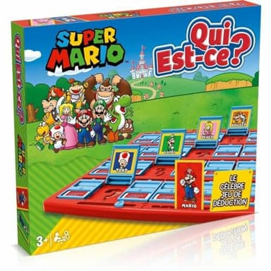 Winning Moves Qui Est Ce Jeux de Societe Super Mario - Jeux pour Enfants 6 Plus - Jeu de Plateau Famille pour 2+ Joueurs - Version française