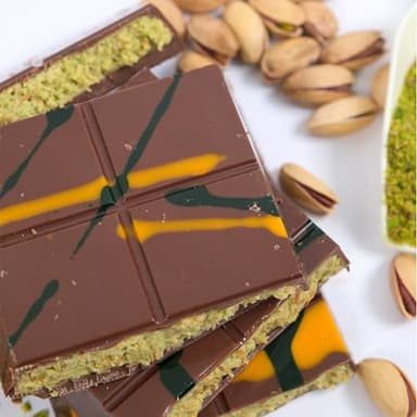Dubaï Chocolat pistache 2 x 200 g – Chocolat Dubaï avec pistaches et kadayif