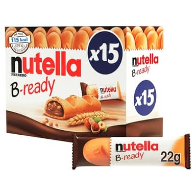 Nutella Biscuits fourrés à la pâte à tartiner aux noisettes et cacao - Les 15 pièces, 330g