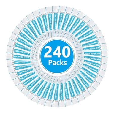 URAQT Sachets Sel Nasal, 240x2.7g Sachets de douche nasale, Sel D'irrigation de Nez, Sel pour Rinçage Nasal pour Douche Nasale, Kit Sinus Rinse, Irrigation Nasale, Neti Pot
