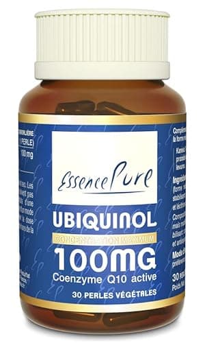 Ubiquinol Essence Pure | CoQ10 Kaneka Brevetée | Absorption Maximale | 100% Naturel, Sans OGM/Dioxine/Nitrate | Convient aux Végans | Bio Fermentation | Api-Nature