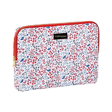 Viquel - Housse de Protection pour PC Portable 13'' - Housse Ordinateur 13 Pouces Femme - Motif Fleuri Liberty - Doublure en néoprène - CASAWORK Liberty