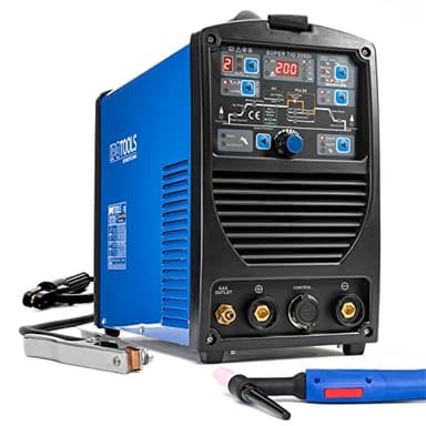 IPOTOOLS SUPERTIG 200DI poste a souder TIG - Poste a souder arc tig TIG avec 200A 230V IGBT, 3 en 1 Poste TIG, MMA électrodes, Poste de Soudage Portable, garantie de 7 ans