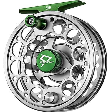 Piscifun – Moulinet de pêche à la Mouche Sword avec Corps en Alliage d'aluminium usiné CNC 3/4, 5/6, 7/8, 9/10 (Noir, Gris métal, Rose, Gris spacial), Fly Reel Gunmetal, Sword Fly Reel 7/8wt