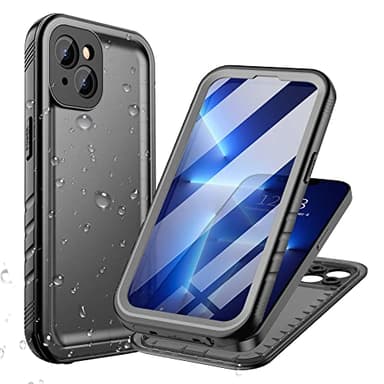 Cozycase Coque pour iPhone 13 Mini Étanche Antichoc - 360 Degre Incassable Militaire Rigide Intégrale Case/Bumper/Housse【IP68 Waterproof/Imperméable】 Etui Anti Choc/Eau/Poussiere