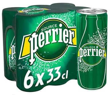 Perrier Minerale Naturelle gazeuse le Pack 6 Slim Can X 33Cl