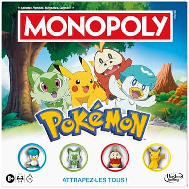 Monopoly édition Pokémon, Jeu de Plateau - Version française