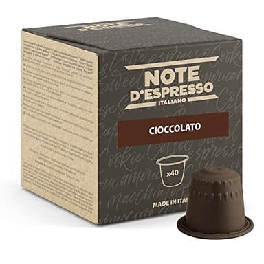 Note d'Espresso - Chocolat - Capsules Exclusivement Compatibles avec Machine NESPRESSO* - 40 x 7 g