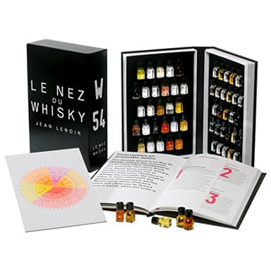 Le Nez du Whisky - Spiritueux Essences Maître Kit - Kit 54 Arômes de Whisky Sommelier - Jean Lenoir
