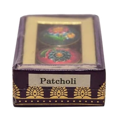 Patchouli de parfum solide naturel Chakra pour femmes et hommes, fait à la main avec des huiles essentielles, végétalien et longue durée 0,14 OZ