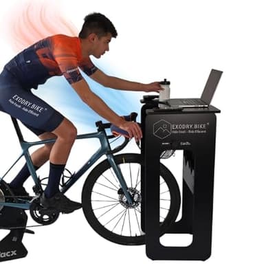 Saroo - Bureau d'Entraînement pour Cyclisme Indoor - avec Ventilation Réglable - Support pour Appareils multimédia - Compatible Tout Home Trainer - Fabriqué en France