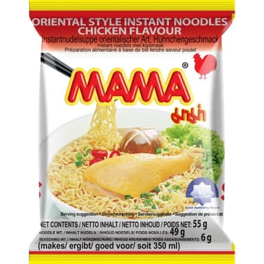 MAMA Nouilles instantanées, poulet - 55 gr (L'emballage peut varier)