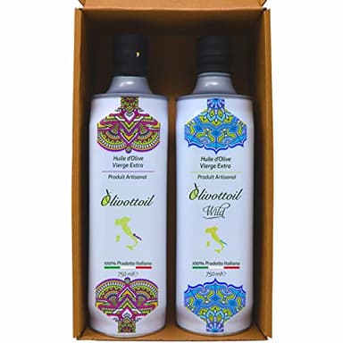Olivottoil Édition 2024/2025 !!! Olivottoil Pack à l'huile d'olive extra vierge italienne | Riche en antioxydants | Sans pesticides |