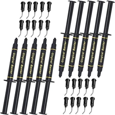 Luckin Smile 10 * 3ml Gel de Protection Gingivale Blanchiment des Dents Seringue de Gel de Protection des Gencives