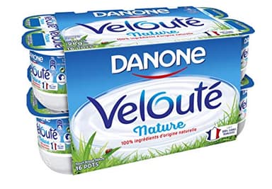 Danone Velouté Yaourt Brassé Nature 16x125g