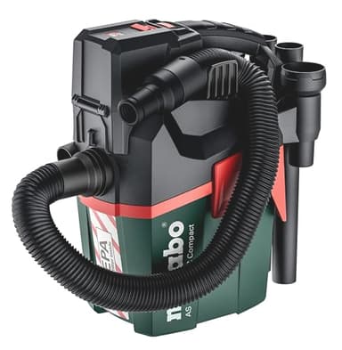 METABO 602029850 - Aspirador versión Sin BATERÍAS 18V Li-ION AS 18 HEPA PC Compact