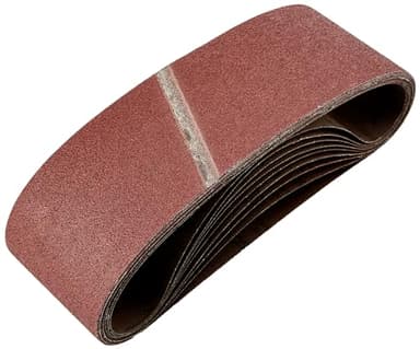 Bosch Accessories 9 pcs. Kit Bande Abrasives Mixte (pour Bois, Grain 60/80/100, 75 x 533 mm, Accessoires pour Ponceuses à Bandes Abrasives)