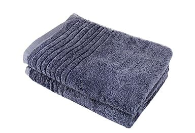 Immaculate Textiles Lot de 2 serviettes de bain en bambou 74 x 34 cm 700 g/m² 100 % bambou : qualité hôtelière/spa : extra doux, très absorbant et à séchage rapide (gris)
