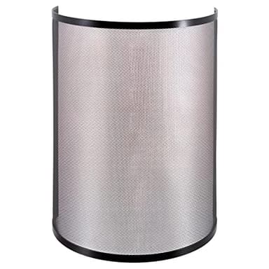 Grille de Protection,Pare-feu pour cheminée, en Fer forgé couleur Noir - Hauteur 80 x Longueur 58 cm