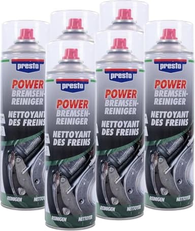 presto 531583 Sixpack Nettoyant pour freins POWER 500 ml