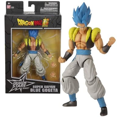 BANDAI - Dragon Ball Super - Figurine Dragon Stars 17 cm - Super Saiyan Blue Gogeta - Figurine d'action articulée - Licence Officielle Dragon Ball - Jouet Enfant 4 Ans et + - 36187