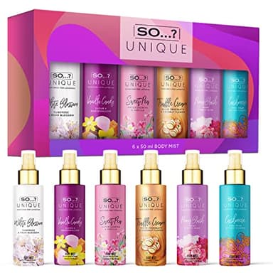 So…? Unique Grande Mini Mist Coffret Cadeau Brume Corporelle Parfumée Pour Femme (6x50ml)