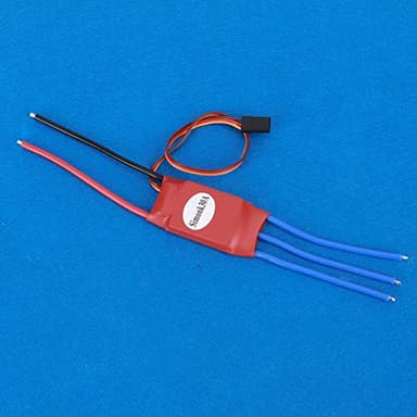 BONKZEBU Contrôleur de Vitesse électronique Silencieux ESC 30 A pour Drone Quadricoptère, Conception 100% N-FET, Taux de Réponse Rapide pour Les Amateurs de RC (Rouge)