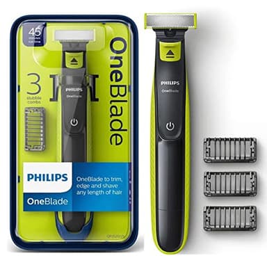 OneBlade Philips Tondeuse électrique avec 3 peignes