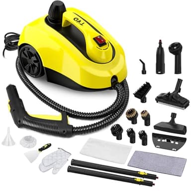 TVD Nettoyeur Vapeur,Multi-usage Nettoyant Vapeur,nettoyeur vapeur pour Canapé Avec 26 Accessoires Pour Taches sur Vitres,lit,Matelas,Tapis,Voiture,Cuisines- 5 mètres de Câble