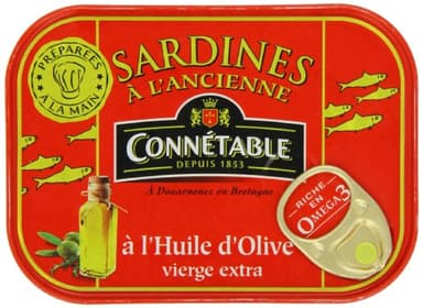 Connétable Sardines In Extra Virgin Olive Oil, 115g