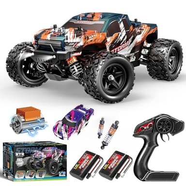 YESHIN Voiture RC Rapide 1:18 pour Adultes, Camion Tout-Terrain Max 40+ km/h, étanche à 4 Roues motrices, télécommande Haute Vitesse, truggy Tout-Terrain, Violet