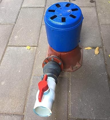 Générateur hydroélectrique monophasé 2000 W 220 V - 10-25 m - Tête d'eau magnétique - Cœur en cuivre permanent - Générateur d'aimant permanent - Turbine hydraulique dynamo