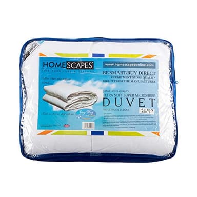 HOMESCAPES Couette Enfant 120x150 cm, Couette synthétique en Microfibre Ultra Douce 400 g/m²
