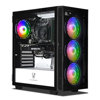 Ankermann Business Office Work Gaming V3 | AMD Ryzen 5 4500 | Nvidia GeForce RTX 3050 6Go | 16Go RAM | 1To NVMe SSD | Windows 11 | WiFi | Libre Office