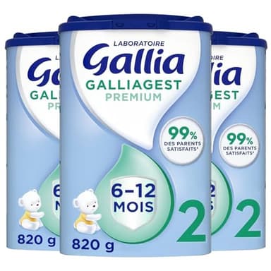 Laboratoire Gallia Galliagest Premium 2ème âge 820g X3