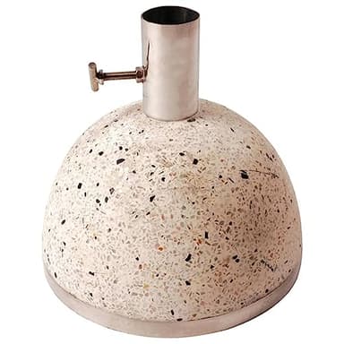 esschert Design PV09 Pied de Parasol en Granit Blanc 24 x 25 x 25 cm 115 kg