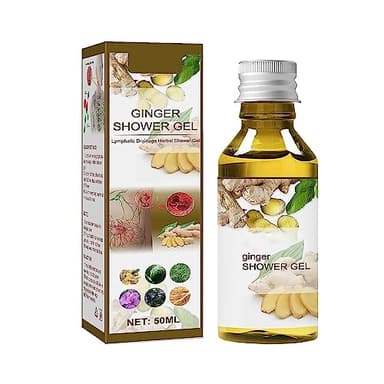 EXQST Gel Douche au Gingembre pour Le Drainage lymphatique et l'amincissement