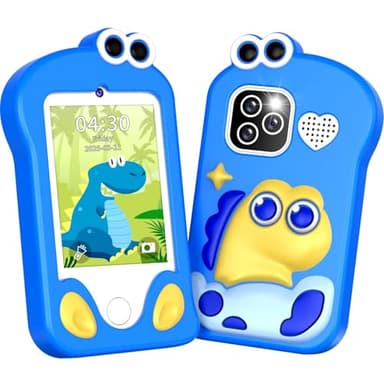 CHAKEYAKE Telephone Portable pour Enfant, Smartphone pour Enfants, Appareil Photo Enfant avec Écran Tactile de 2,8”, 32GB Card, Jeux Educatif, Livre Audio, Musique, Cadeau Enfant 3-10 Ans