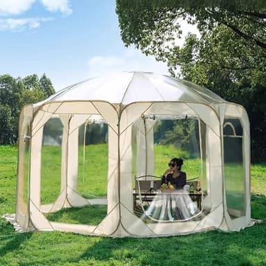 Igloo dôme de jardin, dôme d'igloo extérieur pour l'hiver, tente à bulles de jardin, grandes tentes chauffées pour fête d'hiver en plein air, igloo chauffé à effet de serre résistant aux intempéries