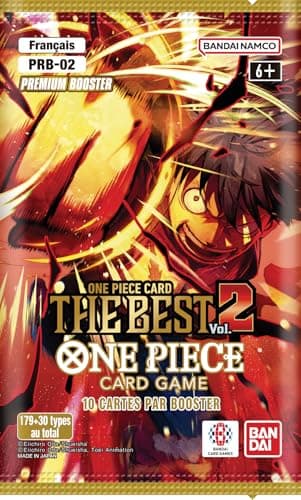 Asmodee - One Piece OP02 Premium Booster Volume 2 - Bandai - Jeu de Cartes à Collectionner JCC - en français