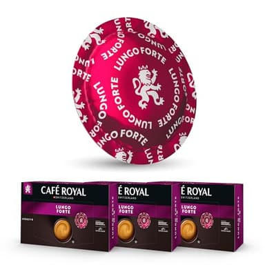 Café en Dosettes - Café Royal Pro | 3 x 50 - Compatibles avec les Machines à café Nespresso®* Professional - Saveur Lungo Forte