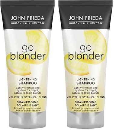 JOHN FRIEDA Go Blonder Shampooing Éclaircissant 75ml (Lot de 2)