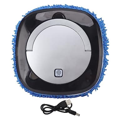 Robot Aspirateur Laveur De Sol Automatique, Aspirateur Robot Puissant à Haute Efficacité, Aspirateur De Travail Intelligent Et Robot De Nettoyage avec Réservoir d'eau pour Le Bureau Et la Maison